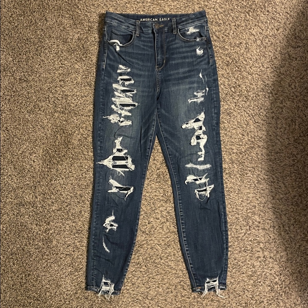 American Eagle Curvy Hi-Rise Jegging -size 8